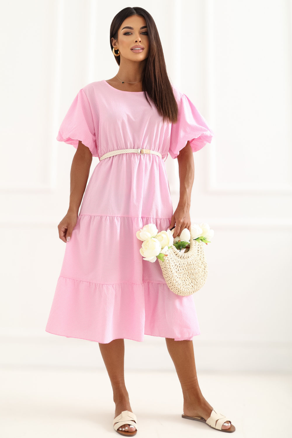 Sukienka Model MO-SK-8849.14 Pink - Italy Moda230148 - Różowy - obrazek 2