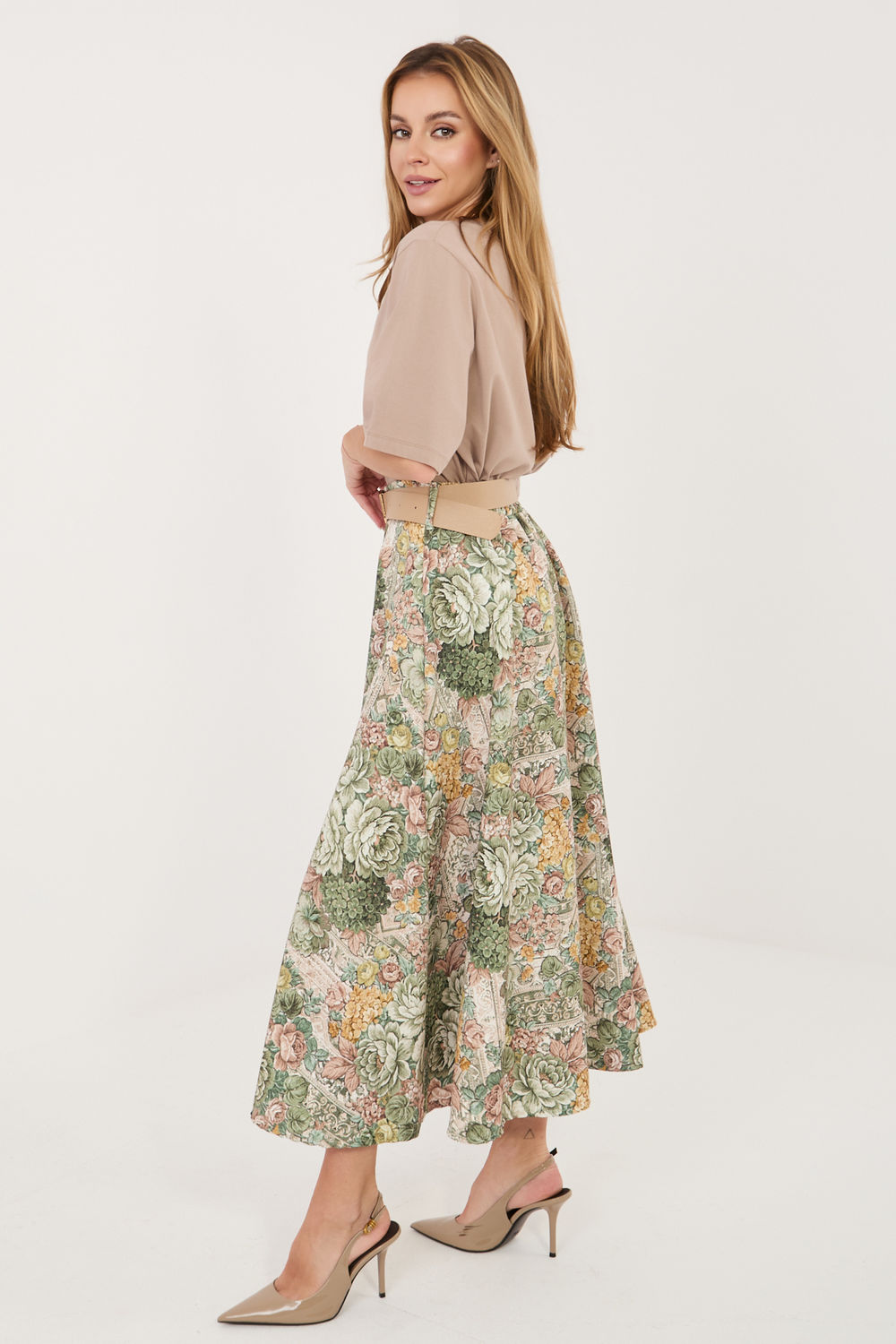 Spódnica Model IT-SD-FL9850-2.17 Green - Italy Moda230173 - Zielony - obrazek 2