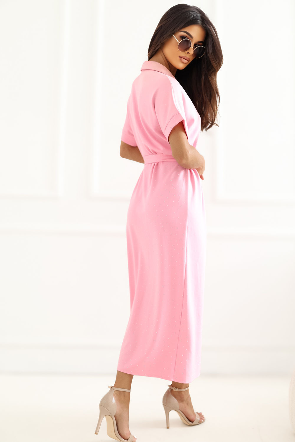 Sukienka Model LK-SK-510242.14 Light Pink - Lakerta230421 - Różowy - obrazek 3