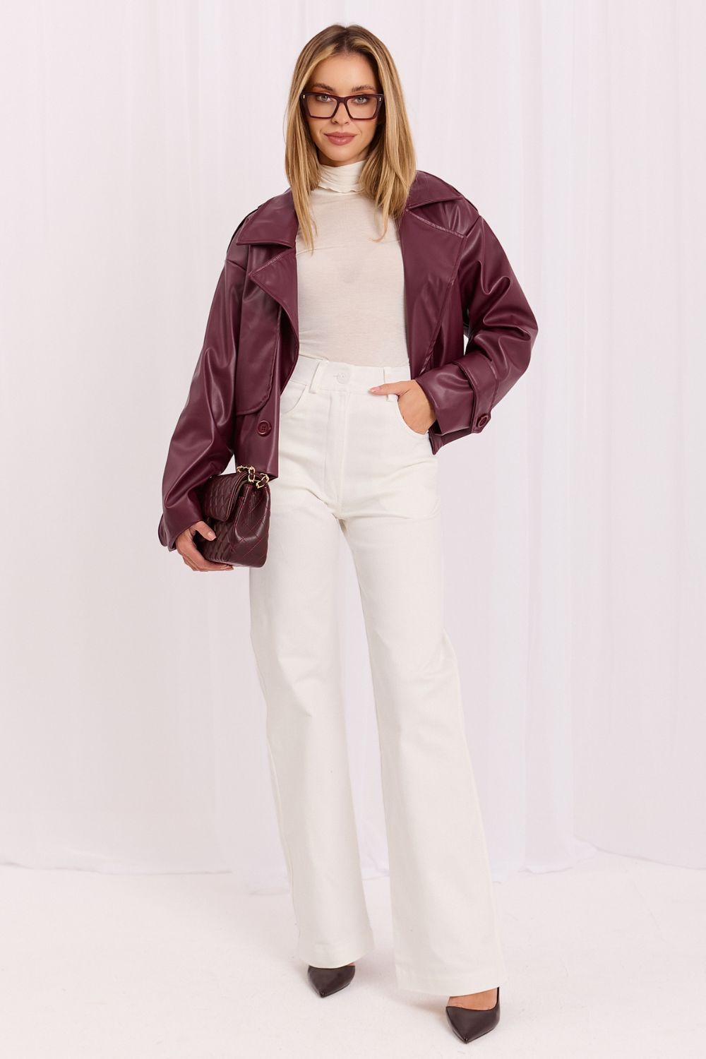 Spodnie Jeansy Damskie Model LK-SP-510142.86 White - Lakerta230412 - Biały - obrazek 4