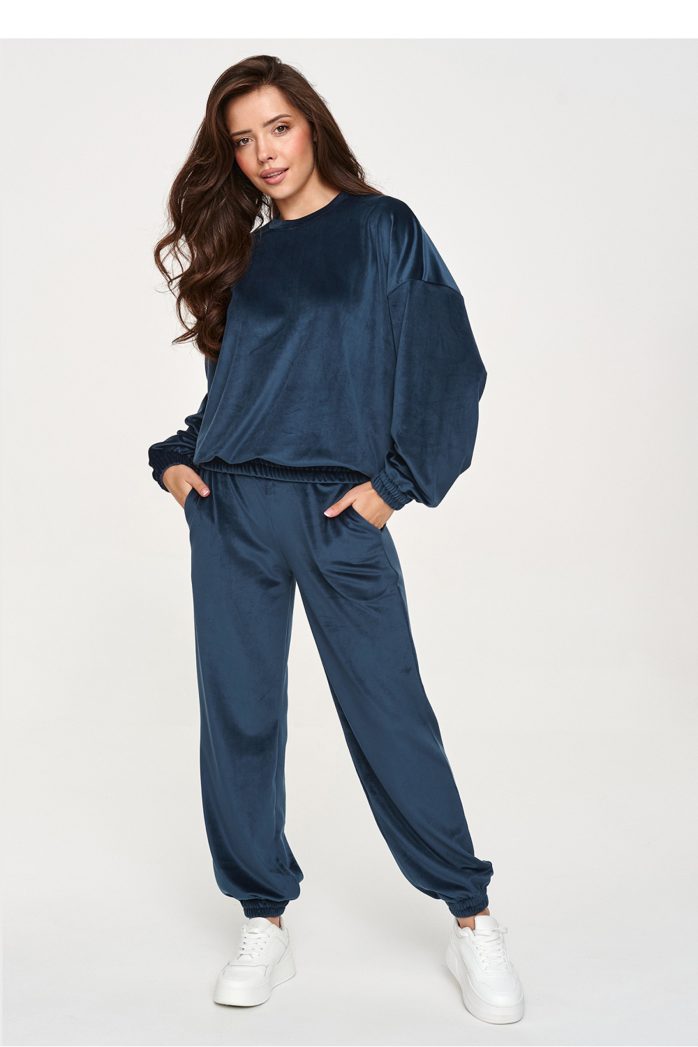 Spodnie Komplet Model M954 Blue Jeans - Makadamia230827 - Niebieski