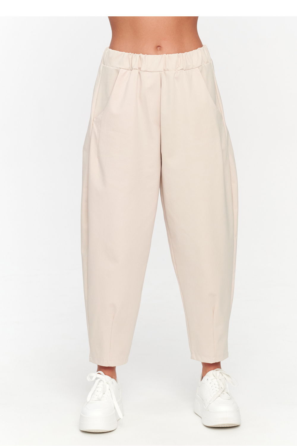 Spodnie Damskie Model C79 Light Beige - Makadamia230859 - Beżowy