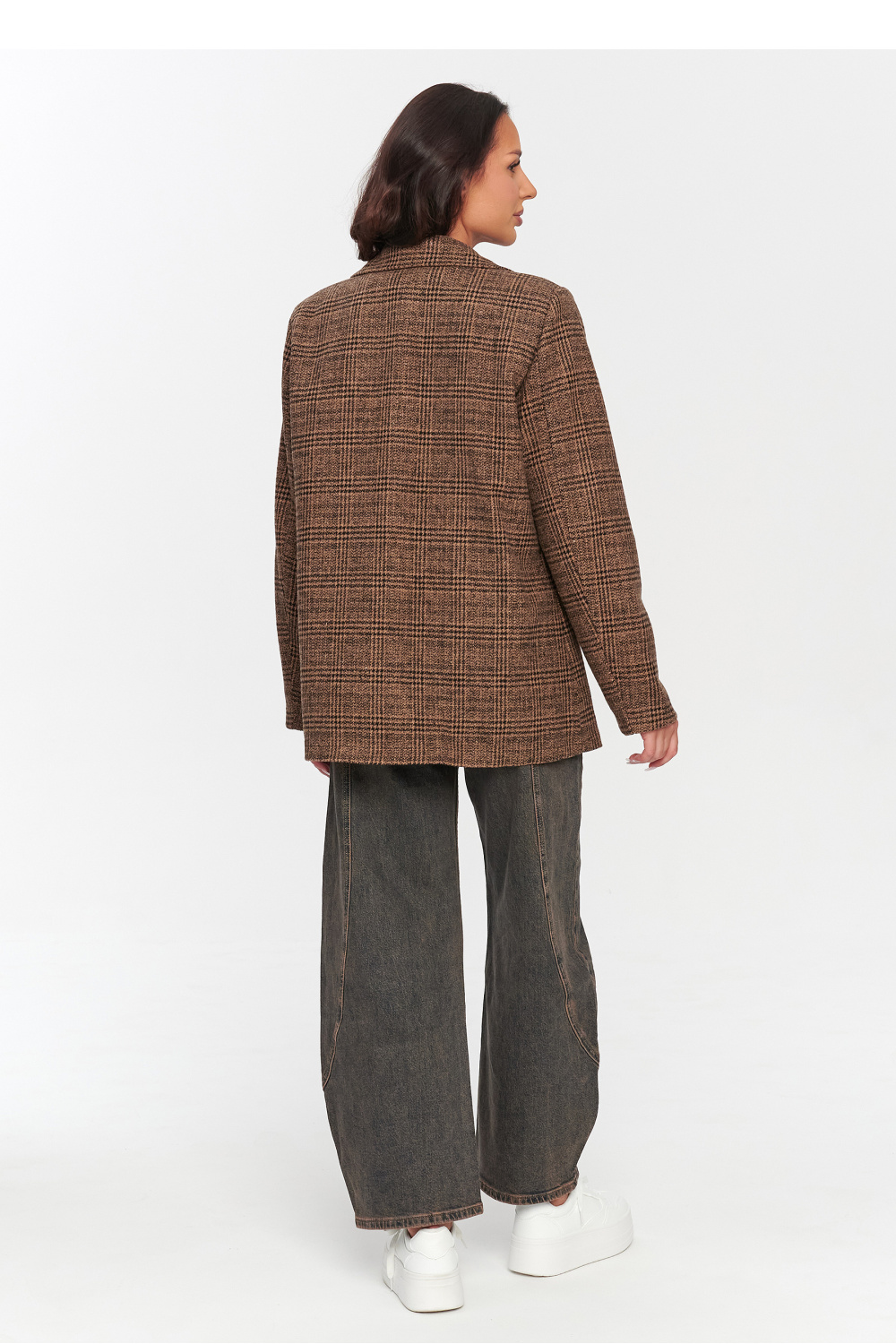 Marynarka Model C73 Brown - Makadamia230870 - Brązowy - obrazek 3
