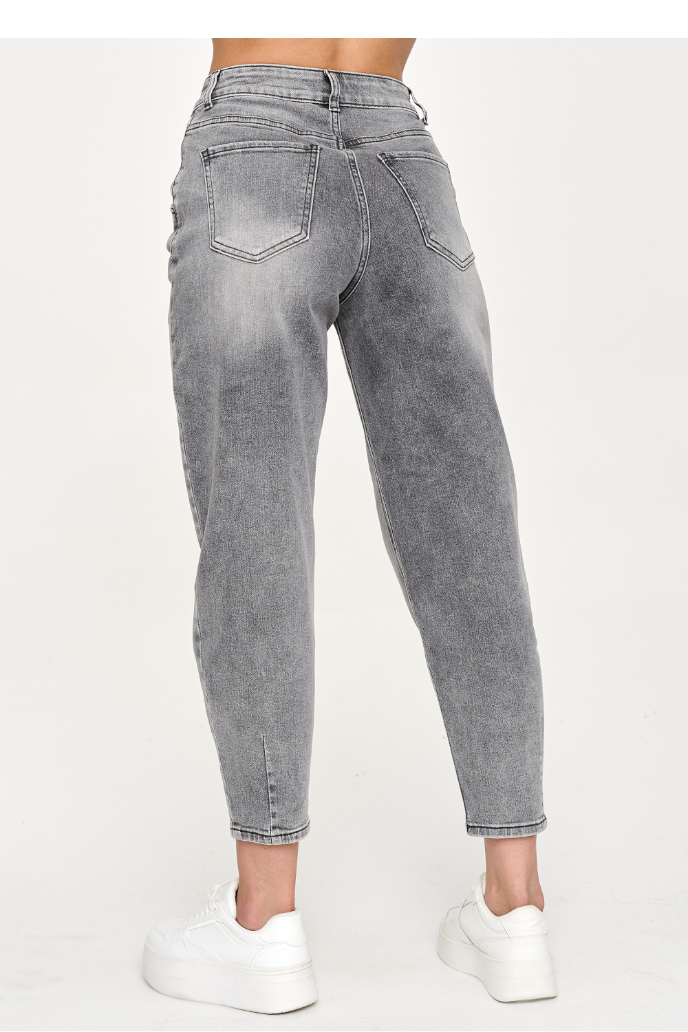 Spodnie Jeansy Damskie Model C70 Grey Jeans - Makadamia230873 - Szary - obrazek 3