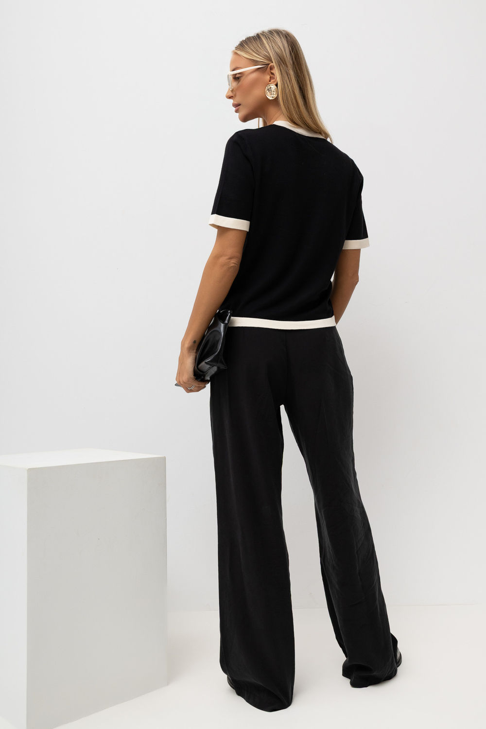 Sweter Damski Model IR-SW-QF9815.82 301959 Black - Italy Moda230901 - Czarny - obrazek 3