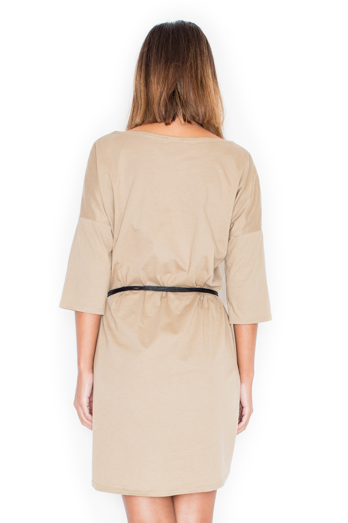 Sukienka Model K335 Beige - Katrus50906 - Beżowy - obrazek 3