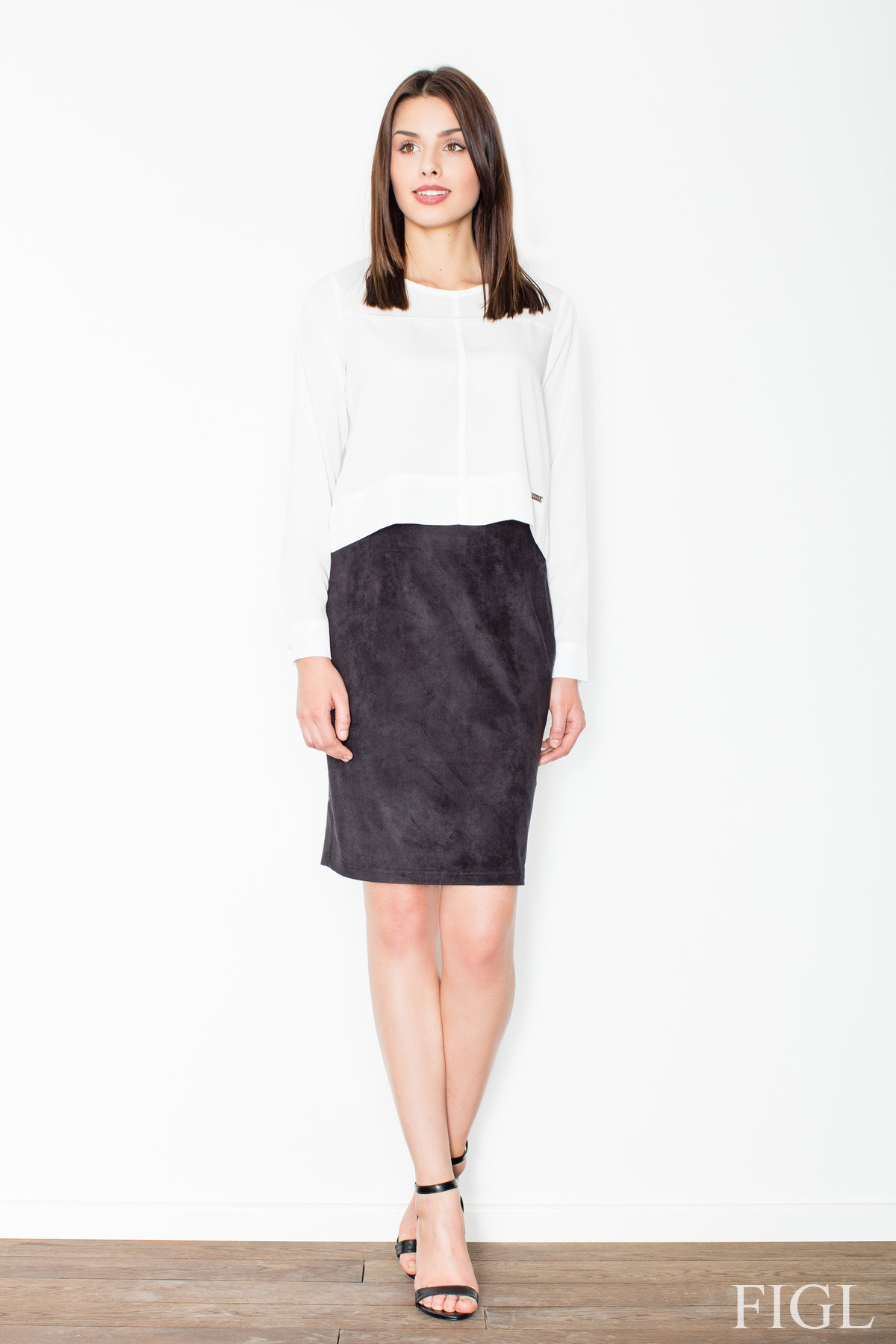 Spódnica Model M460 Black - Figl52570 - Czarny