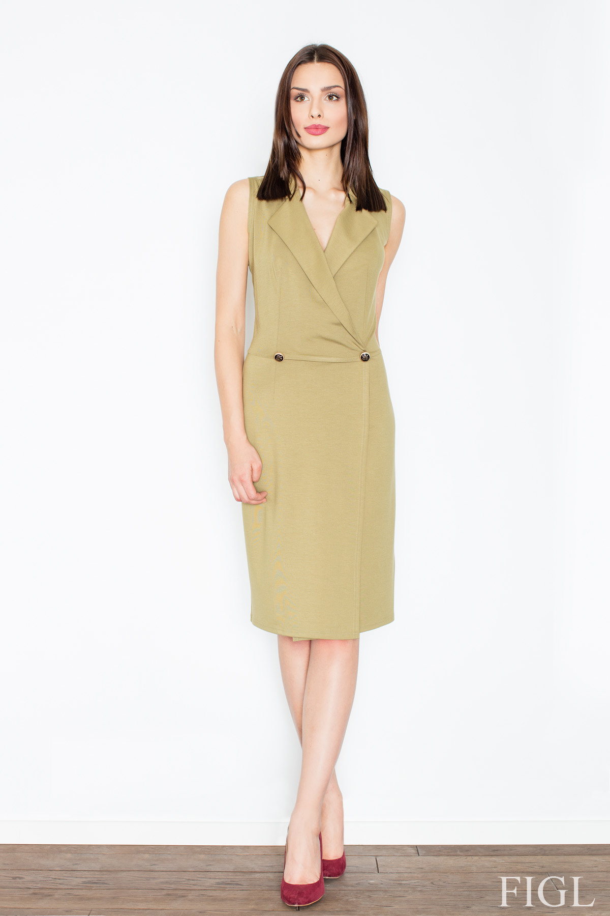 Sukienka Model M443 Green - Figl52574 - Zielony