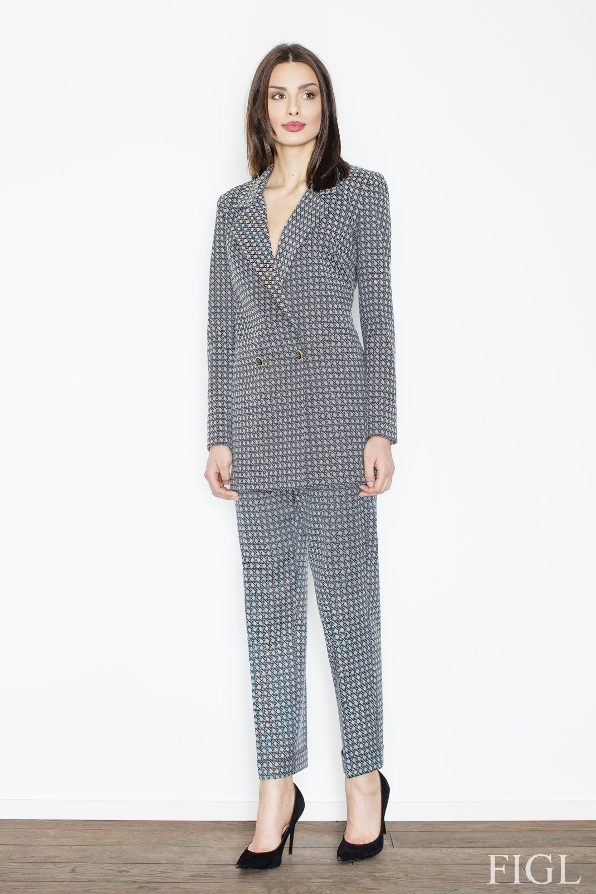 Spodnie Damskie Model M438 Grey - Figl52612 - Szary - obrazek 2