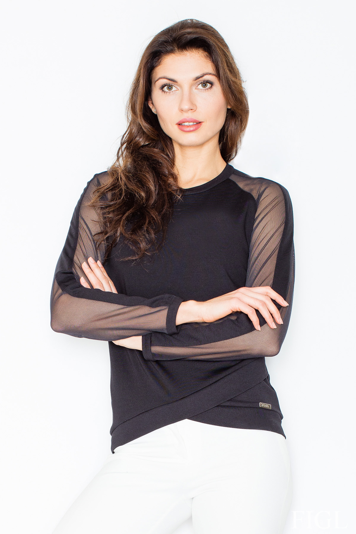 Bluzka Model M467 Black - Figl57424 - Czarny