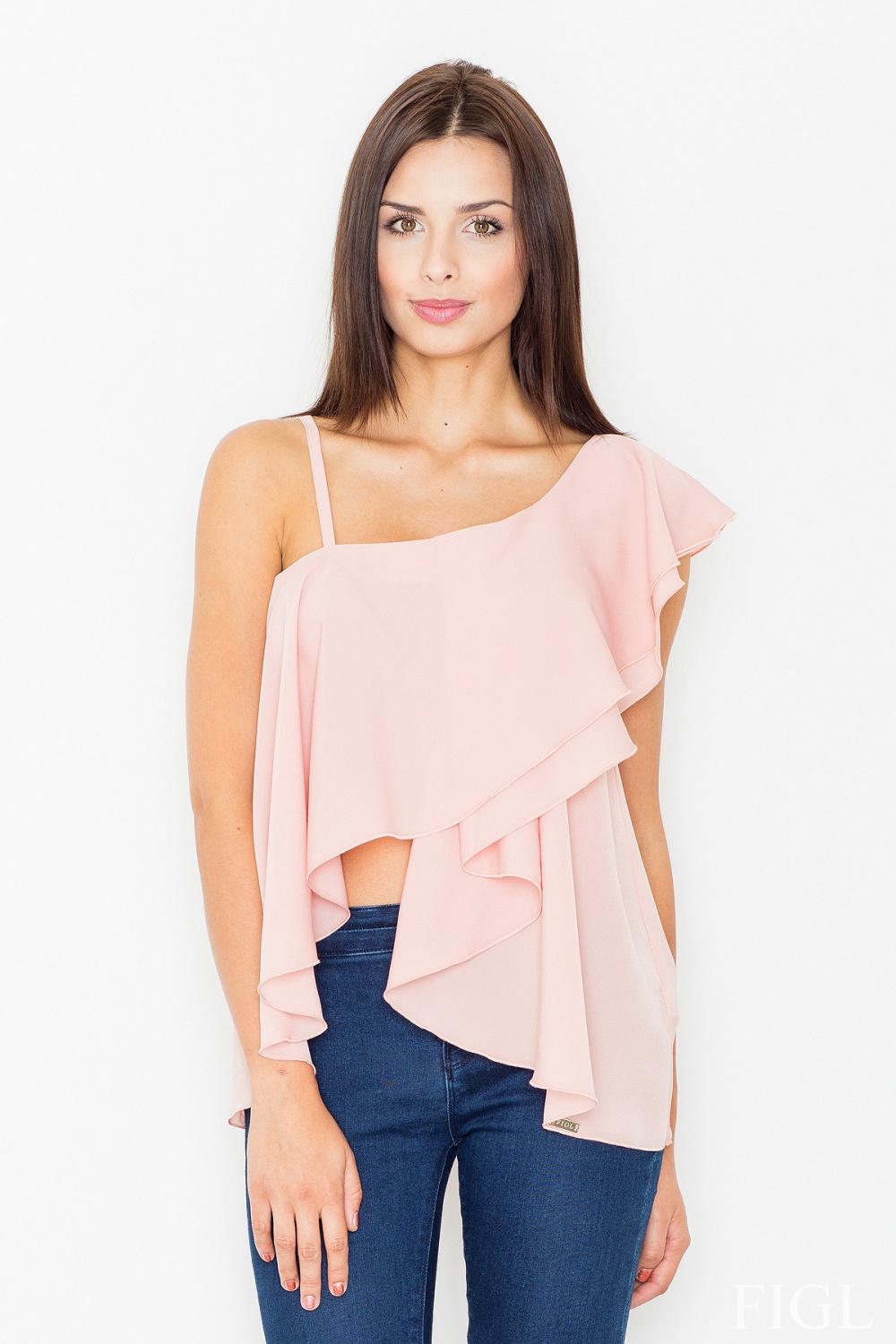 Bluzka Model M479 Light Pink - Figl60710 - Różowy
