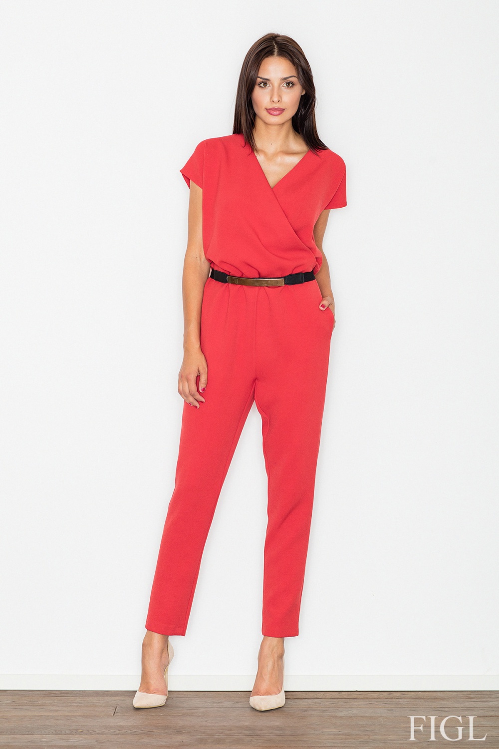Kombinezon Damski Model M397 Red - Figl61528 - Czerwony