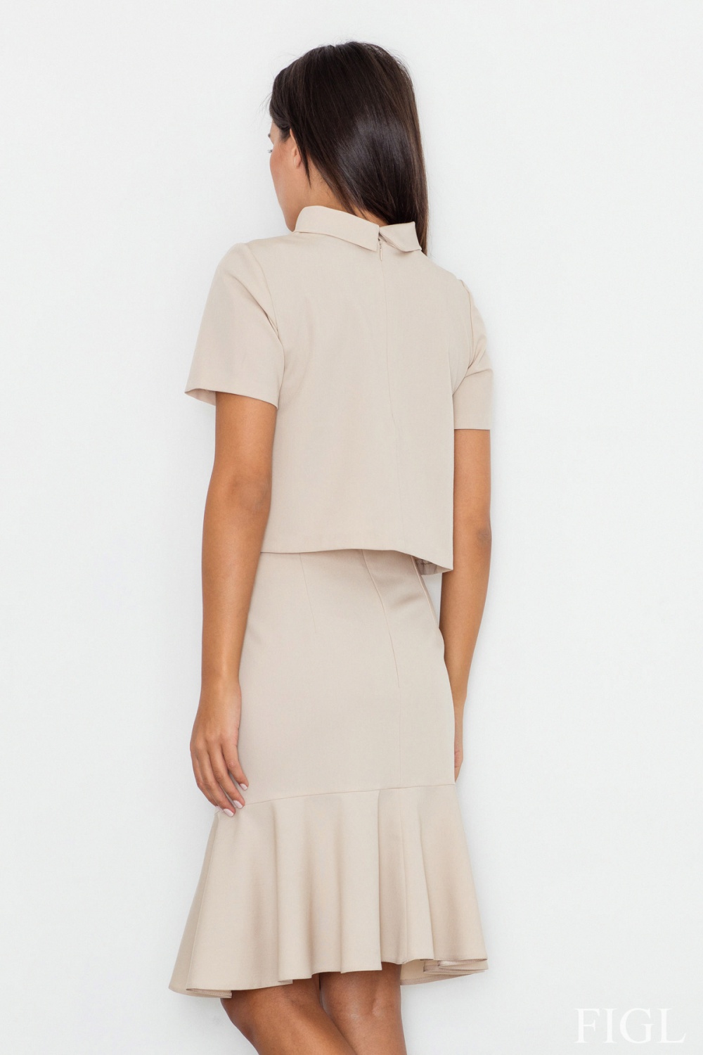 Bluzka Model M542 Beige - Figl77046 - Beżowy - obrazek 3
