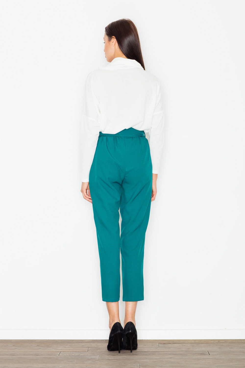 Spodnie Damskie Model M523 Green - Figl77114 - Zielony - obrazek 3