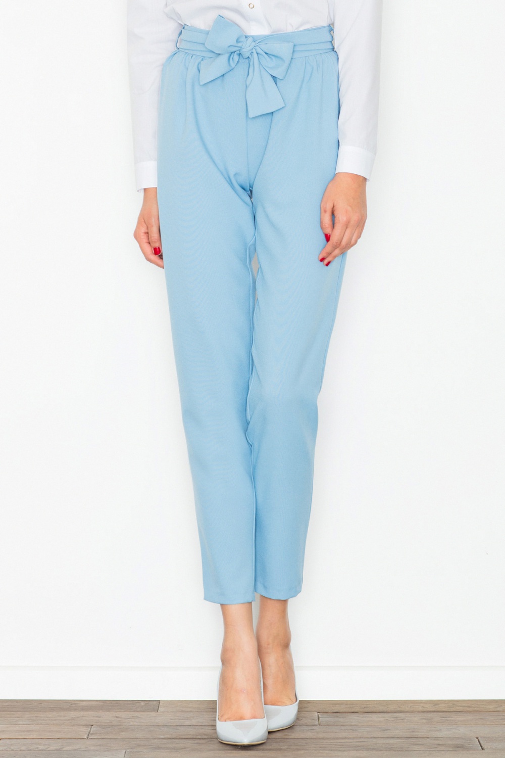 Spodnie Damskie Model M523 Blue - Figl77115 - Niebieski