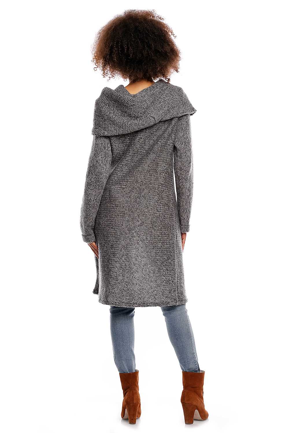 Sweter model 30051C Dark Gray - PeeKaBoo84290 - Szary - obrazek 3