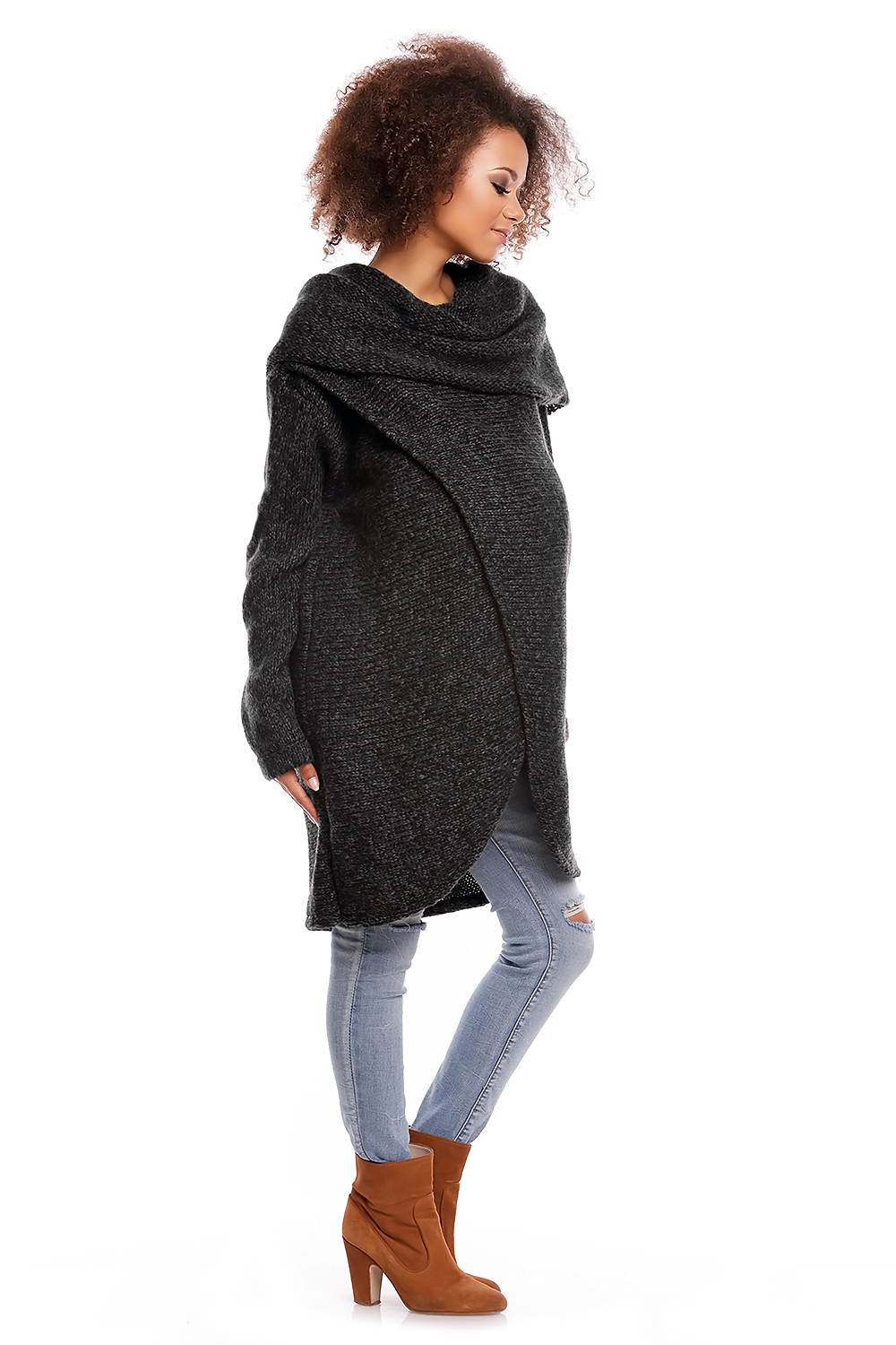 Sweter model 30051C Black - PeeKaBoo84291 - Czarny - obrazek 2