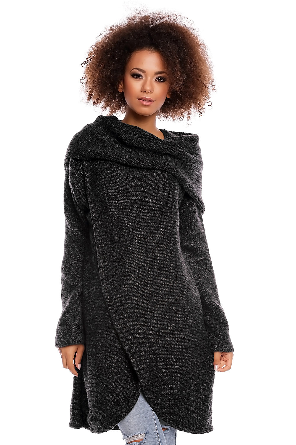 Sweter model 30051 Black - PeeKaBoo84298 - Czarny
