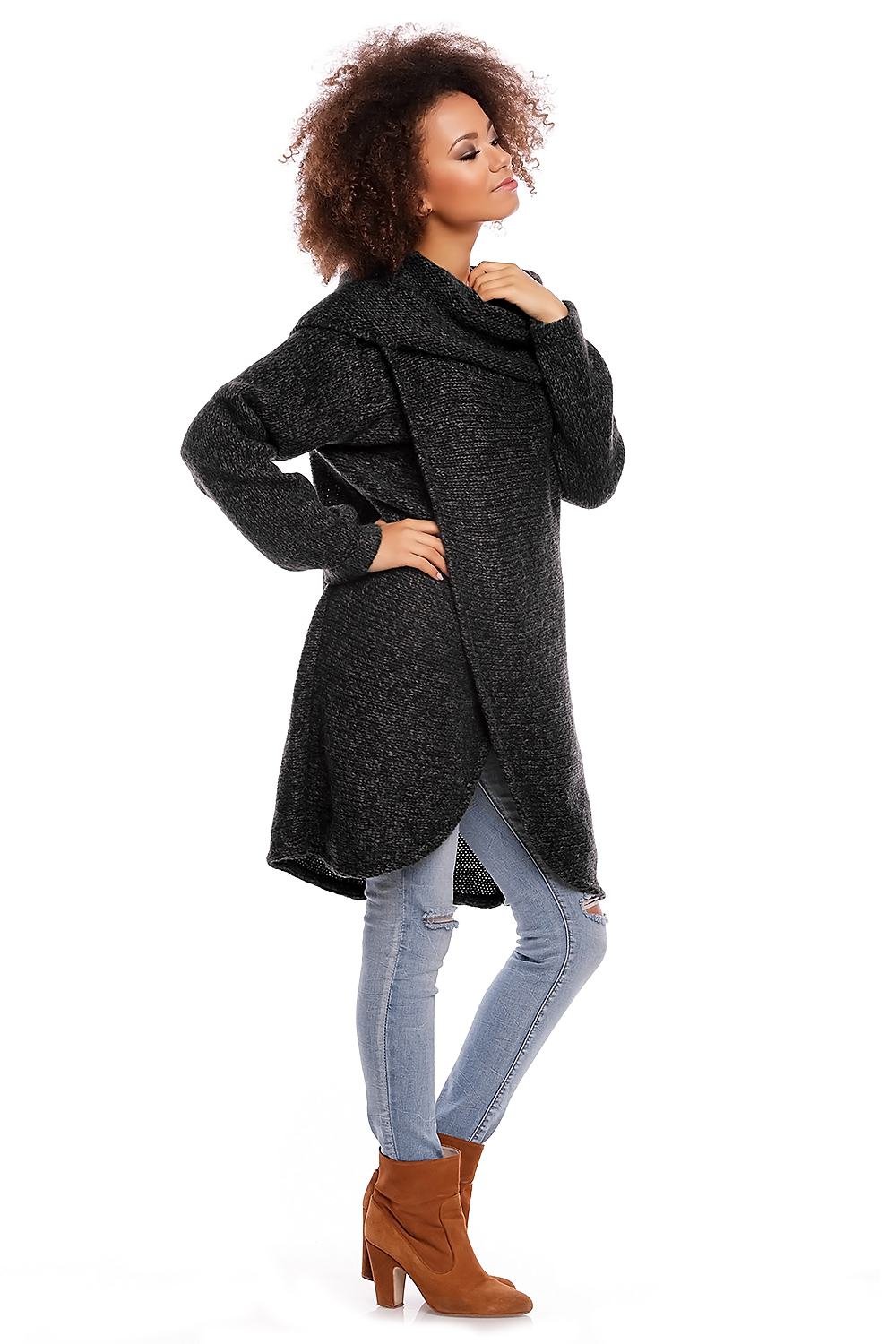 Sweter model 30051 Black - PeeKaBoo84298 - Czarny - obrazek 3
