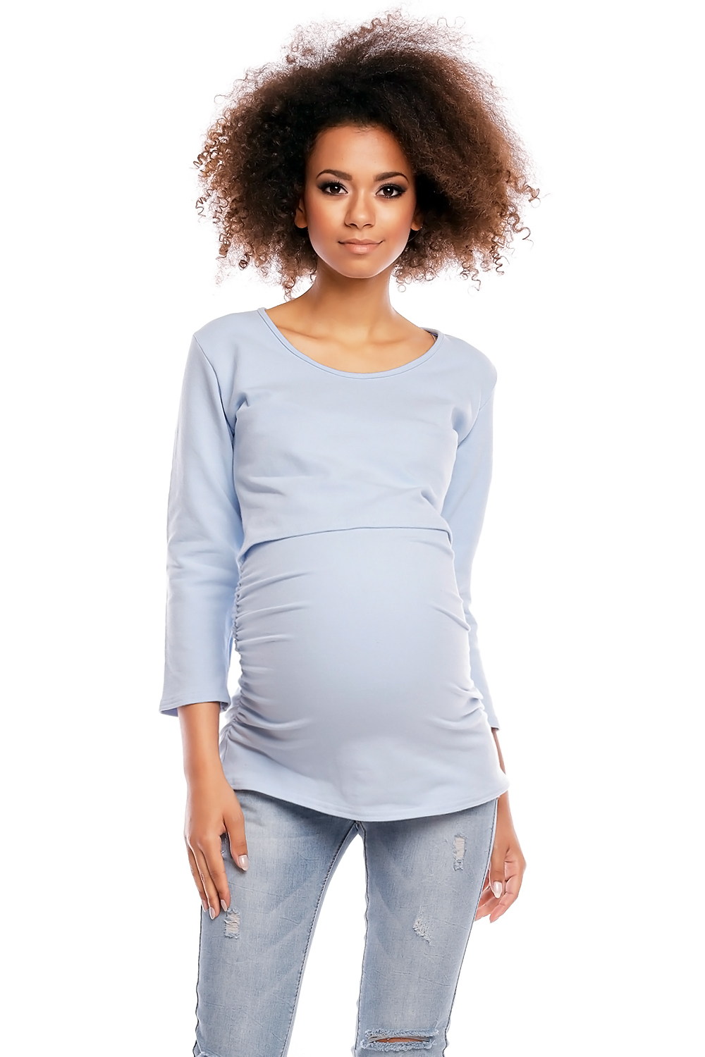 Tunika model 1474 Sky Blue - PeeKaBoo84450 - Niebieski