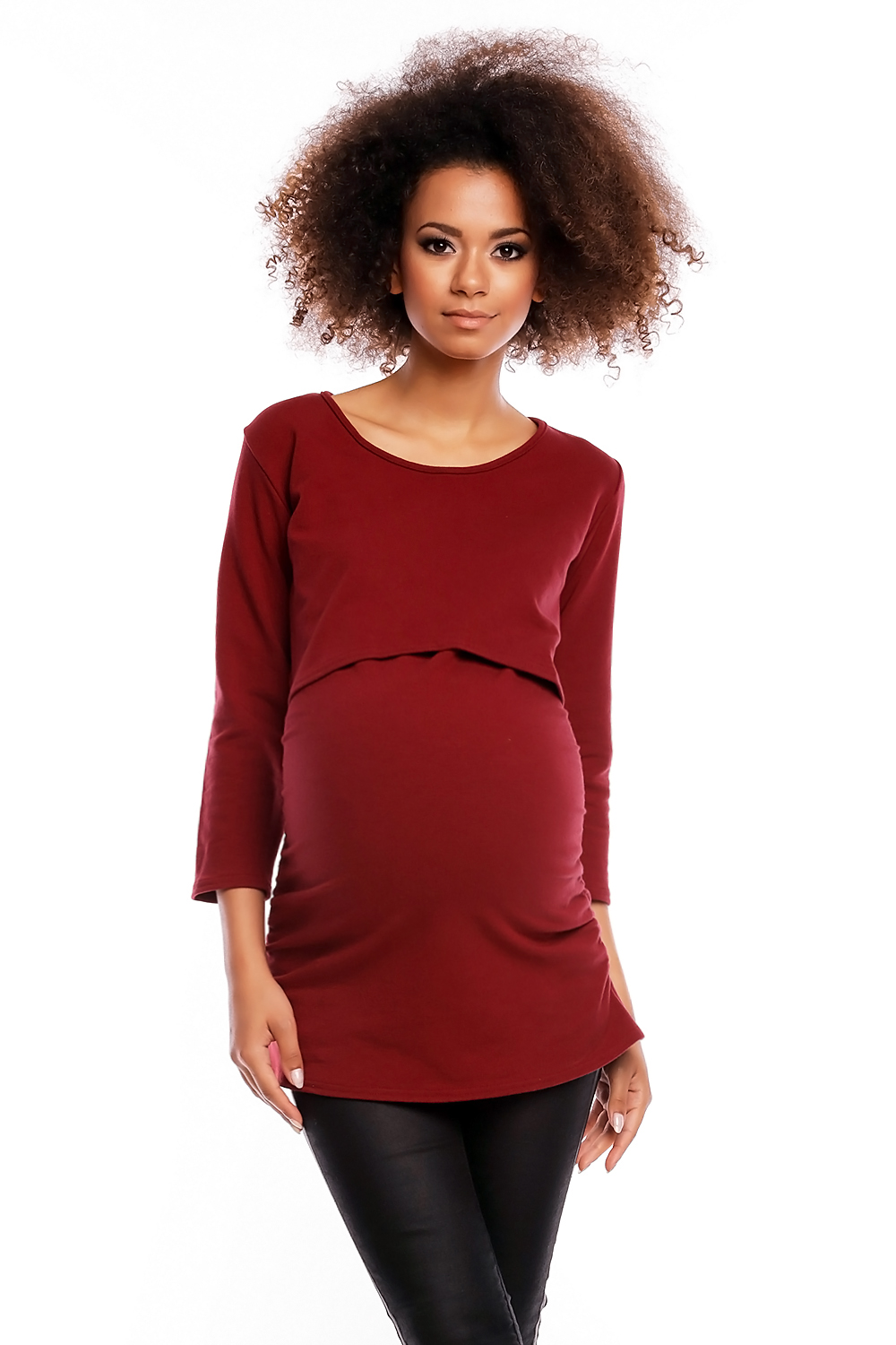 Tunika model 1474 Crimson - PeeKaBoo84455 - Czerwony
