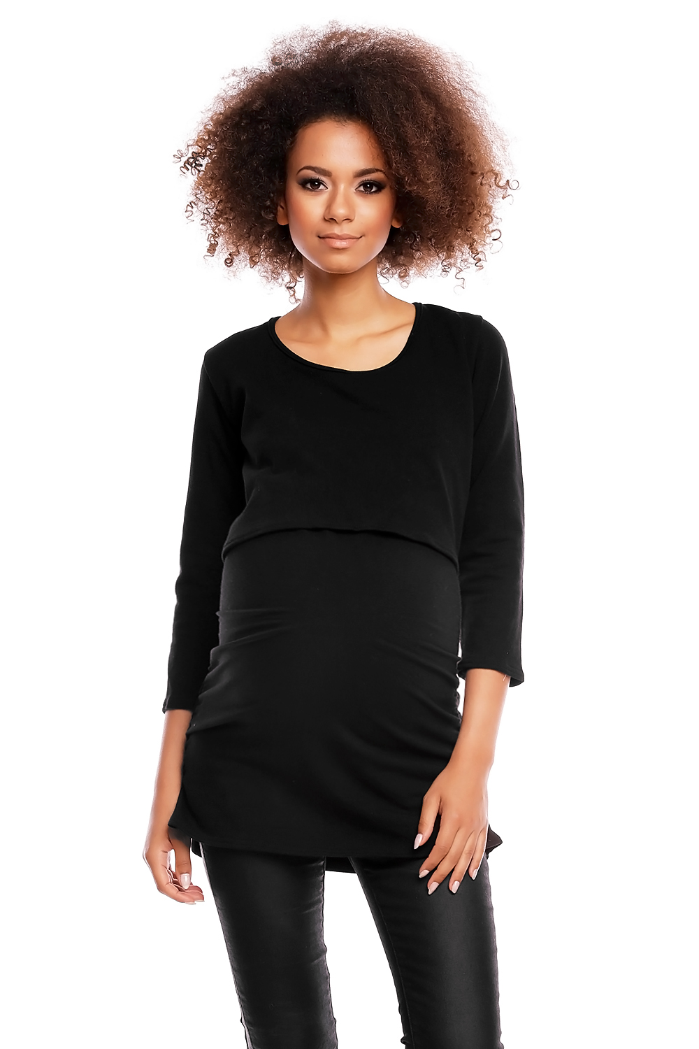 Tunika model 1474 Black - PeeKaBoo84456 - Czarny