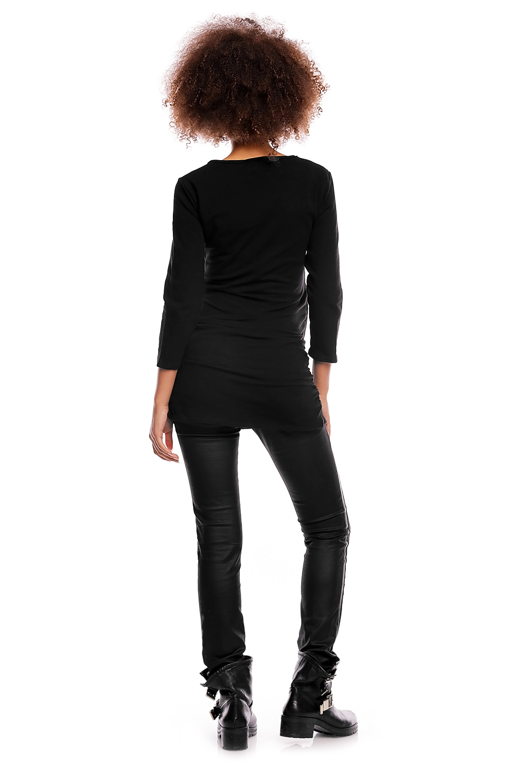 Tunika model 1474 Black - PeeKaBoo84456 - Czarny - obrazek 4