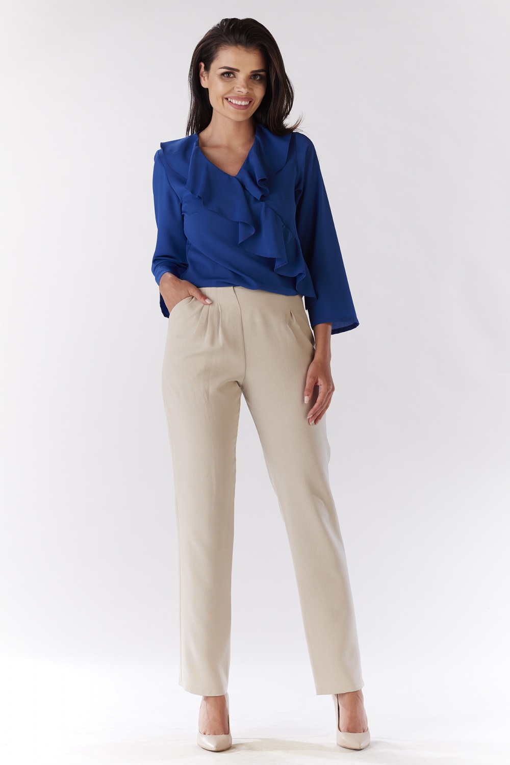 Bluzka Model A189 Blue - awama90511 - Niebieski