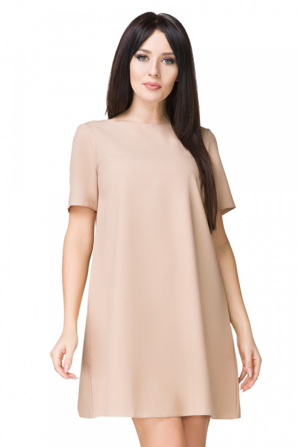 Sukienka model T203/2 Beige - Tessita93571 - Beżowy