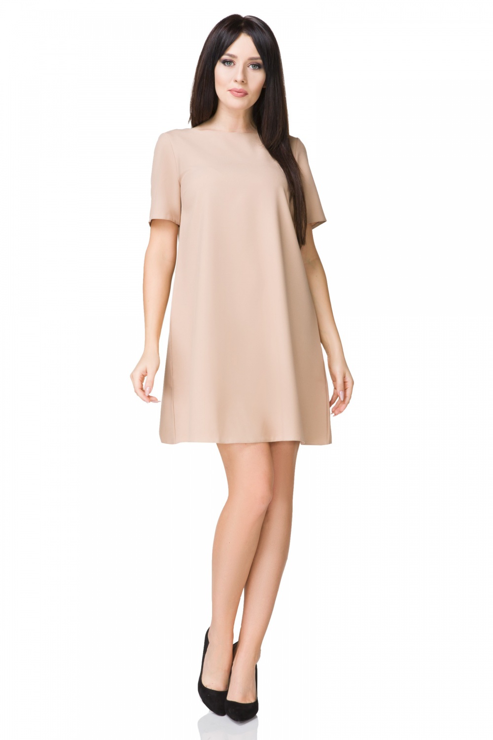 Sukienka model T203/2 Beige - Tessita93571 - Beżowy - obrazek 2
