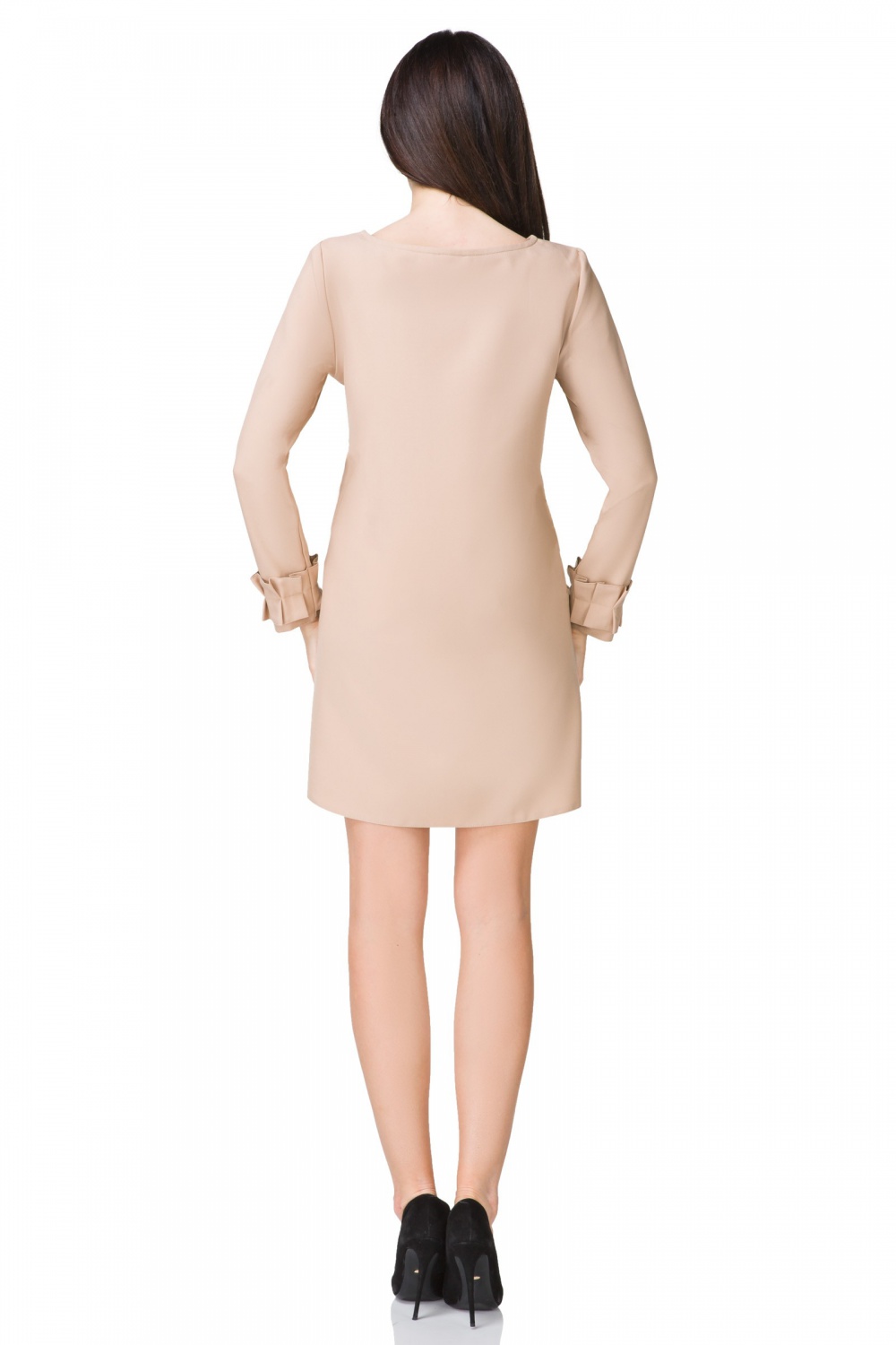 Sukienka model T196/2 Beige - Tessita93577 - Beżowy - obrazek 3
