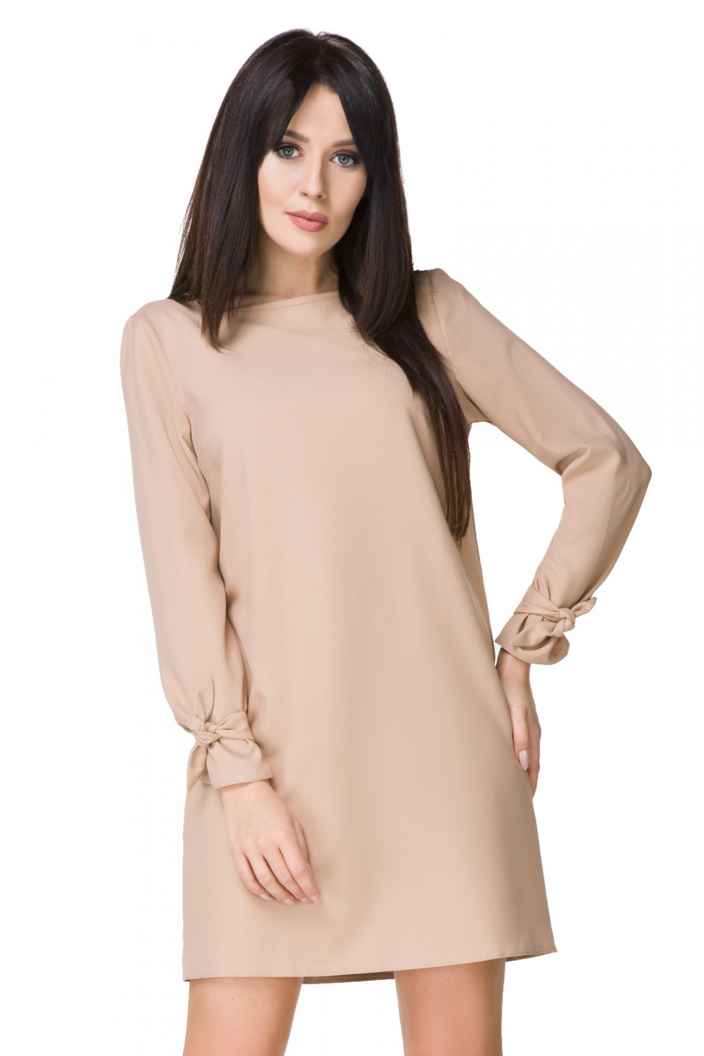 Sukienka model T194/2 Beige - Tessita93582 - Beżowy