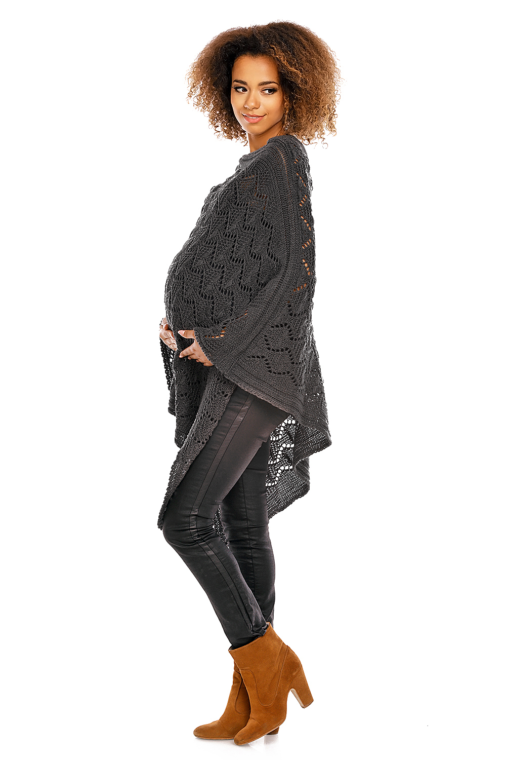 Poncho model 30012C Graphit - PeeKaBoo94517 - Szary - obrazek 3