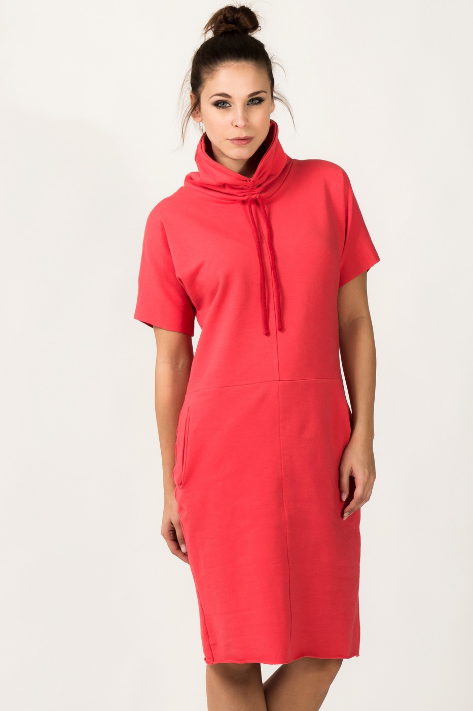 Sukienka Model Irmina 5 Coral - Tessita107258 - Różowy