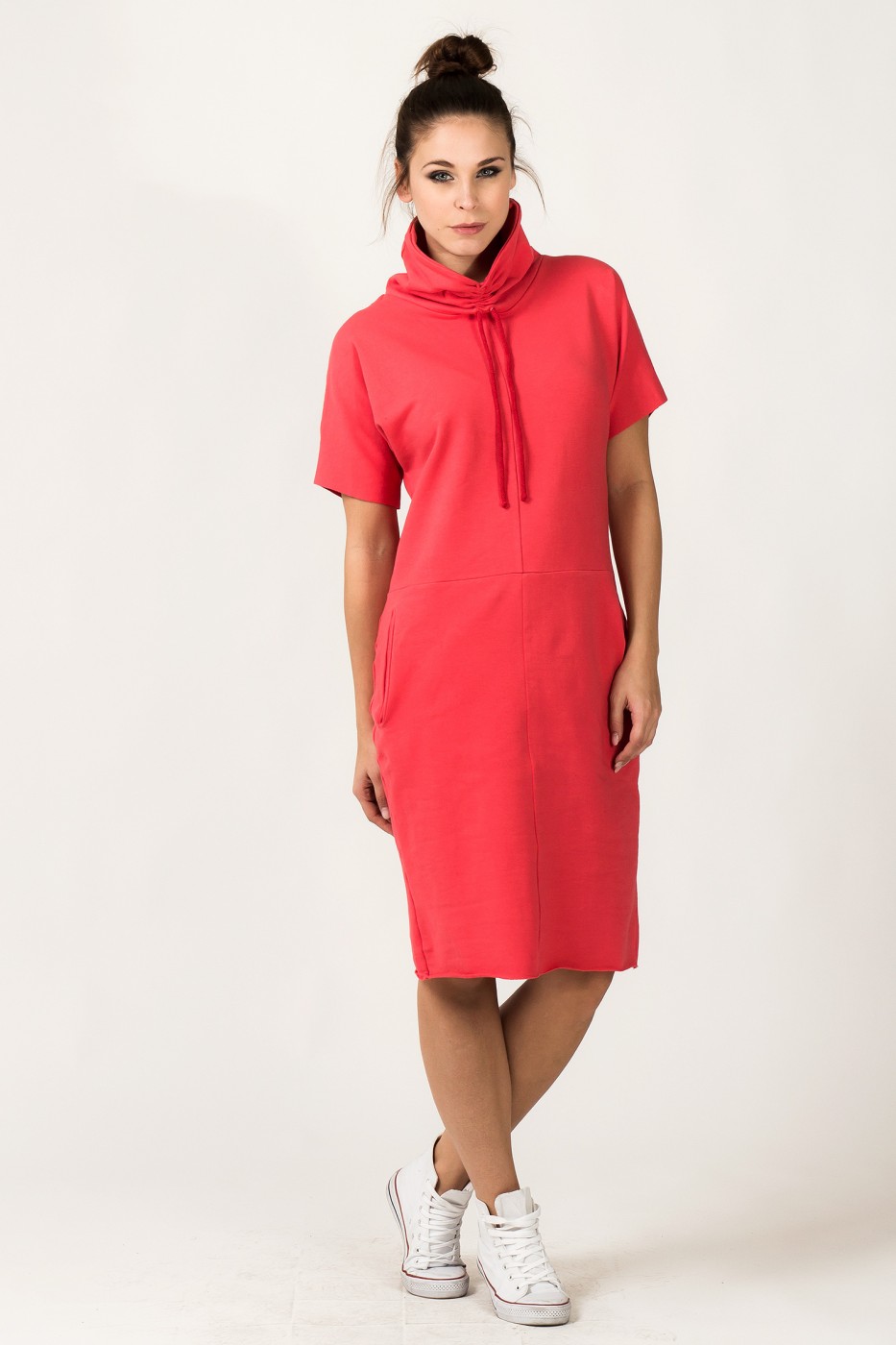 Sukienka Model Irmina 5 Coral - Tessita107258 - Różowy - obrazek 2