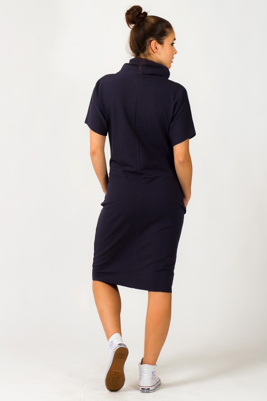 Sukienka Model Irmina 4 Navy - Tessita107259 - Granatowy - obrazek 3
