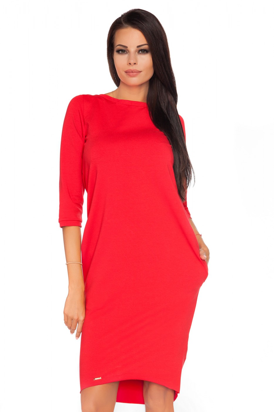 Sukienka Model Halina 6 Red - Tessita107262 - Czerwony