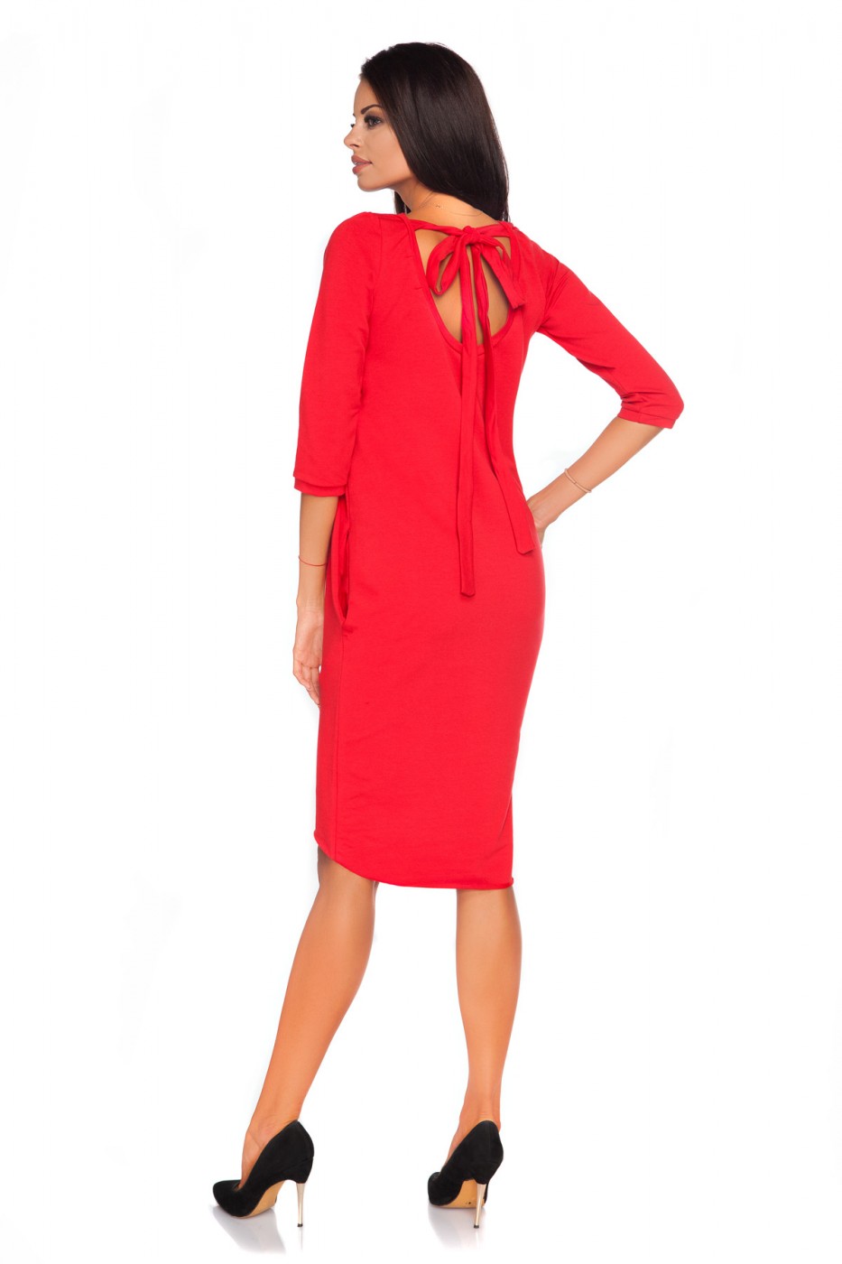 Sukienka Model Halina 6 Red - Tessita107262 - Czerwony - obrazek 3