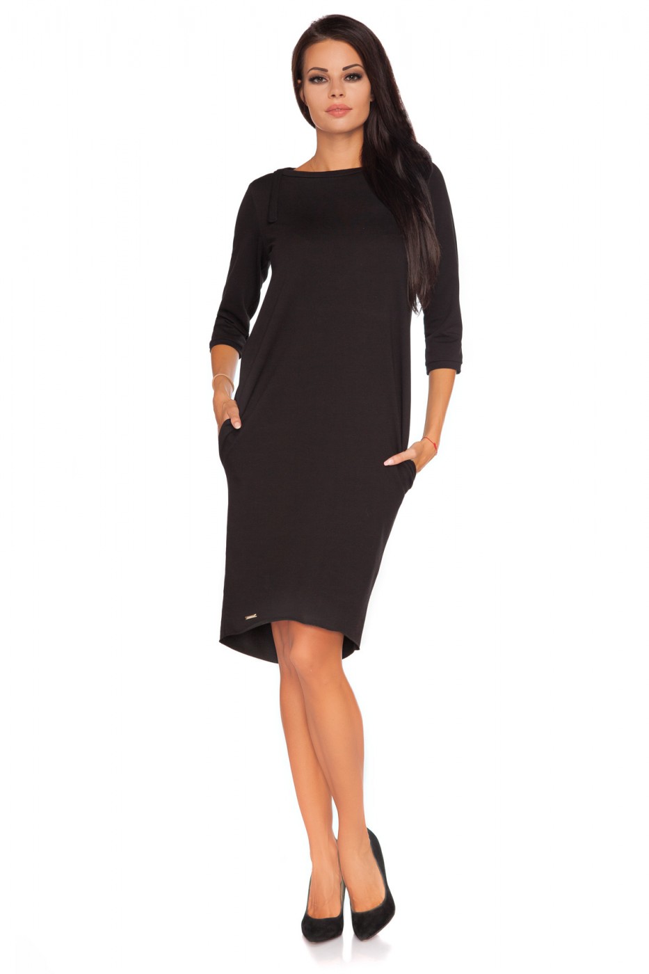 Sukienka Model Halina 1 Black - Tessita107265 - Czarny - obrazek 2