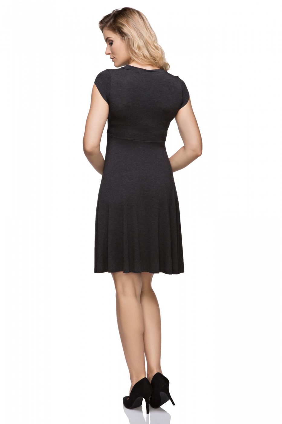 Sukienka Model T146/1 Bis Dark Grey - Tessita107269 - Szary - obrazek 3