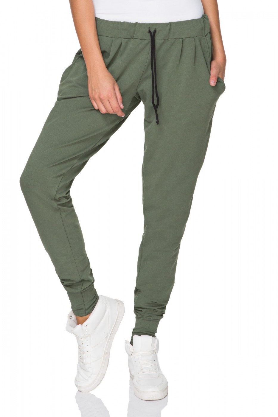 Spodnie Damskie Model T213/2 Green - Tessita107312 - Zielony
