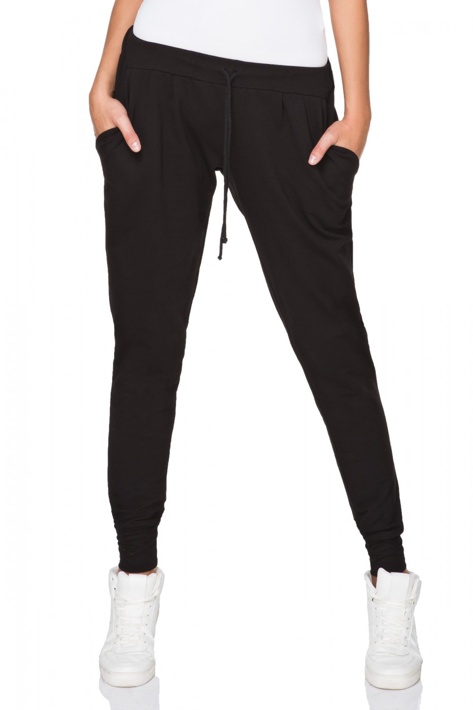 Spodnie Damskie Model T213/1 Black - Tessita107313 - Czarny