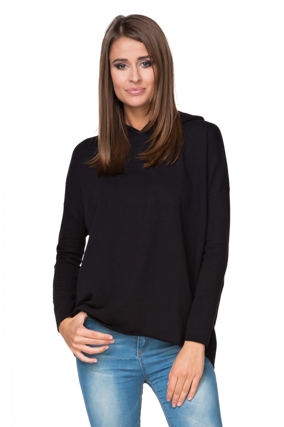 Bluza Damska Model T190/1 Black - Tessita107346 - Czarny