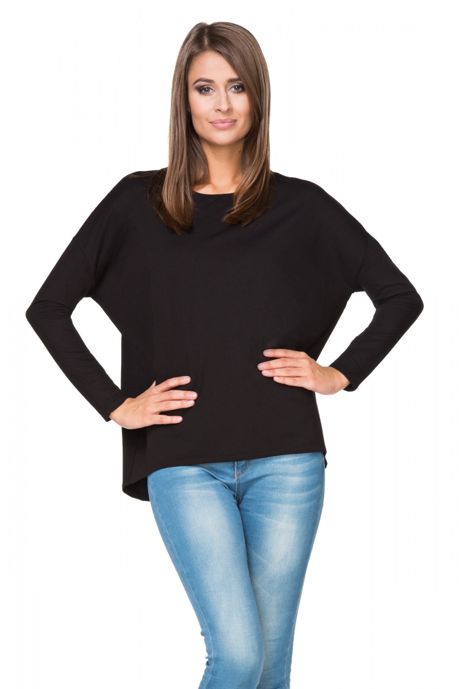 Bluza Damska Model T189/1 Black - Tessita107350 - Czarny