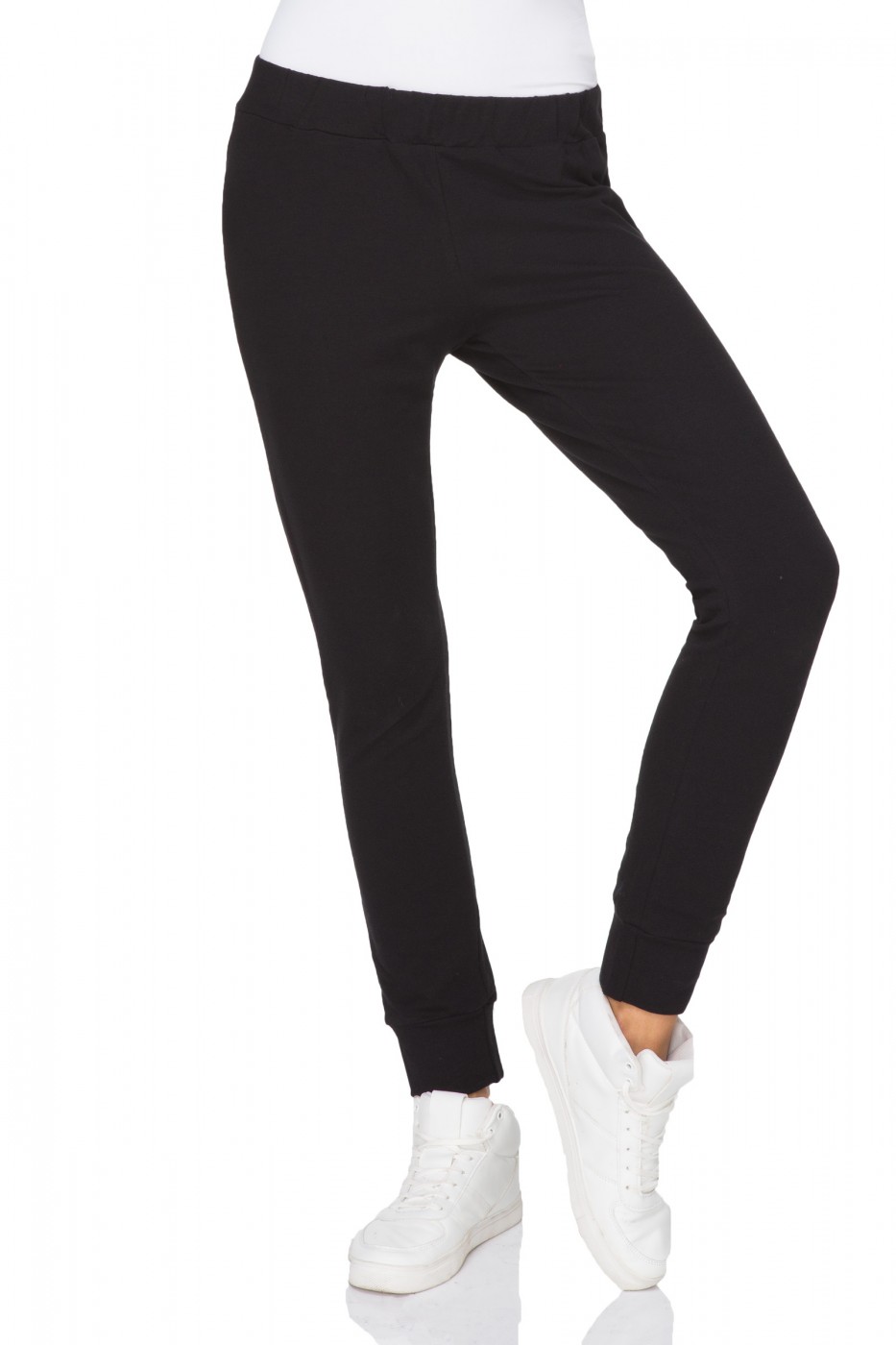 Spodnie Damskie Model T212/1 Black - Tessita107316 - Czarny