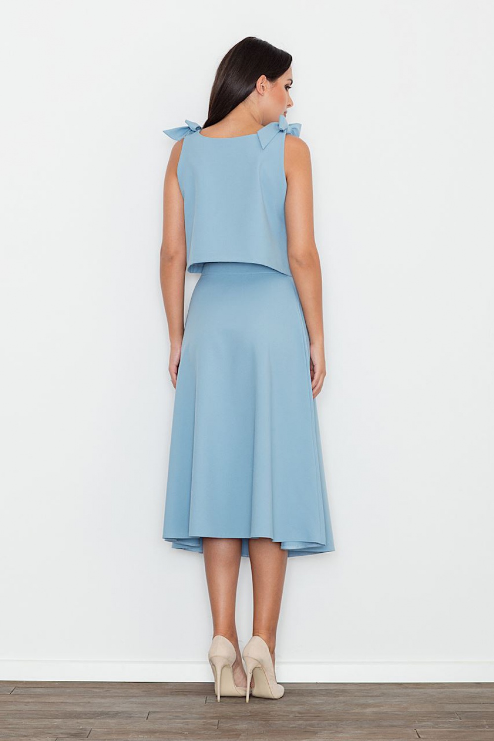 Spódnica Komplet Model M578 Blue - Figl111032 - Niebieski - obrazek 3