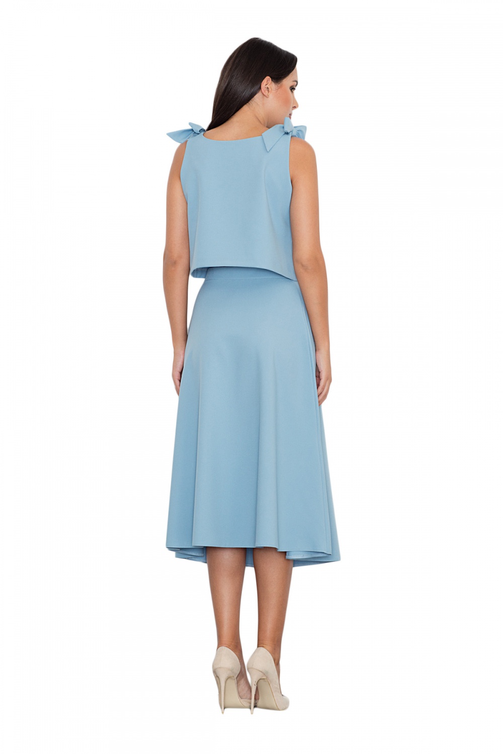 Spódnica Komplet Model M578 Blue - Figl111032 - Niebieski - obrazek 4