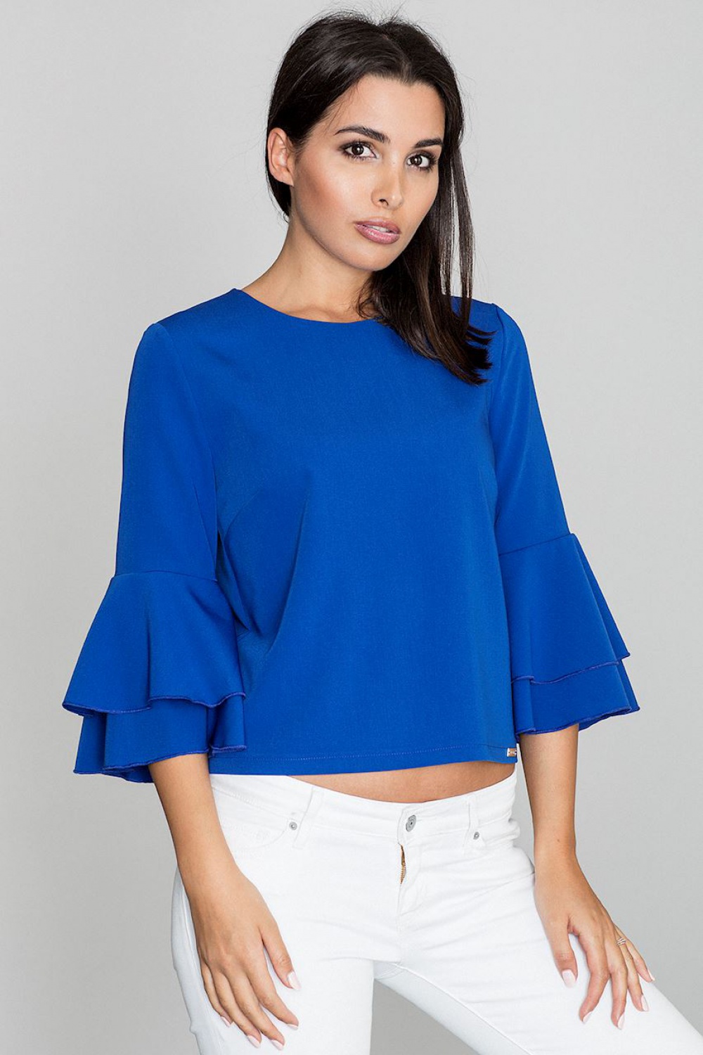 Bluzka Model M565 Blue - Figl111060 - Niebieski