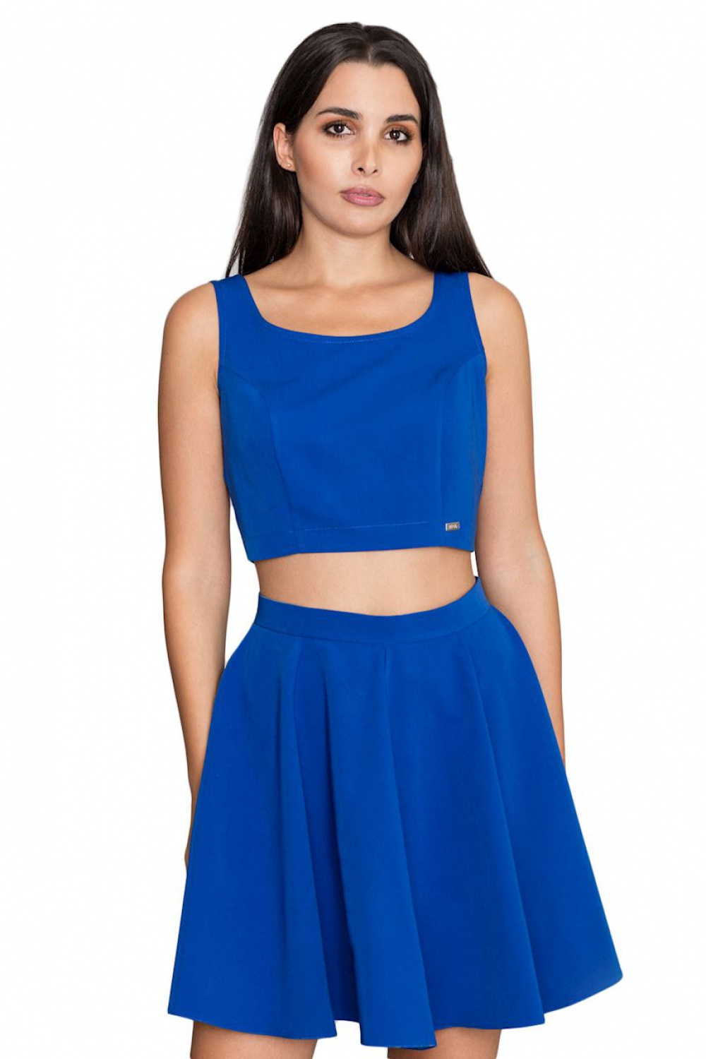 Spódnica Komplet Model M572 Blue - Figl111067 - Niebieski - obrazek 3
