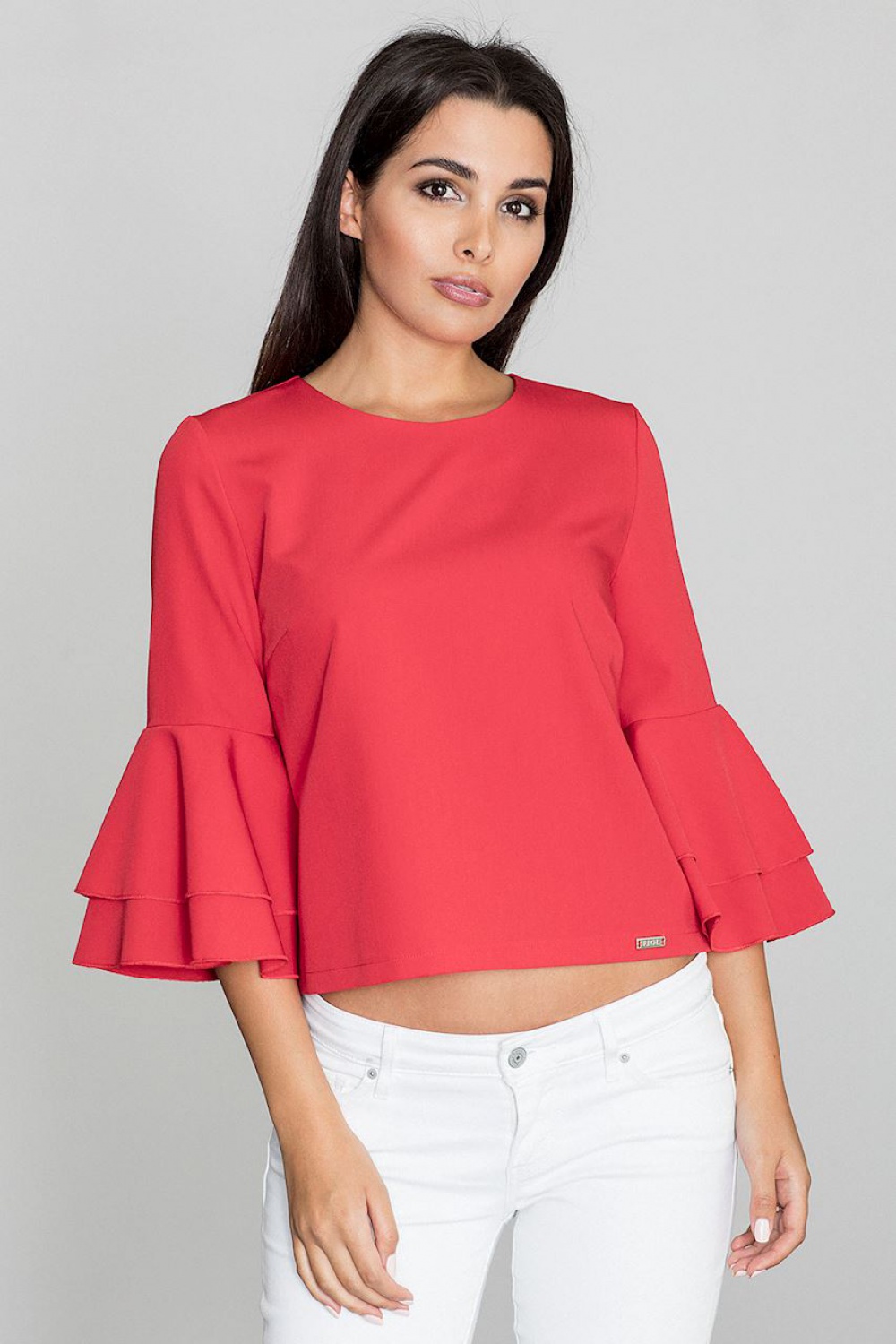 Bluzka Model M565 Red - Figl111073 - Czerwony